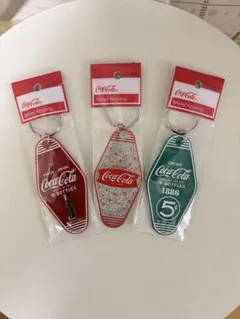Coca-Cola モーテルキーホルダー3種セットのサムネイル