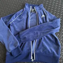 NIKE ナイキ　ビンテージ加工　ベロアトラックジャケット