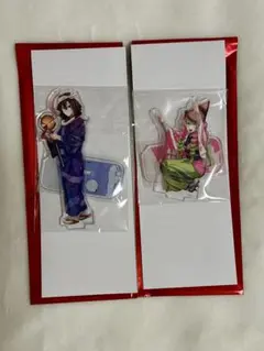 鬼滅の刃　阿波おどり　アクリルスタンド　伊黒小芭内•甘露寺蜜璃