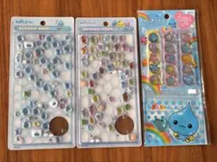 正規品　しずくちゃん　ボンボンドロップシール　ミニ　おはじき　カラフル