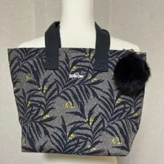 Kipling トートバッグ ファー付き