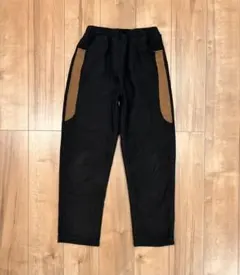 【160cm相当】コーデュロイ パンツ ブラック 裏起毛