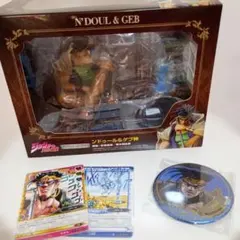 スタチューレジェンド ンドゥール＆ゲブ神 フィギュア缶バッジ カード