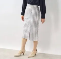 【index】★新品★ギンガムチェックタイトスカート
