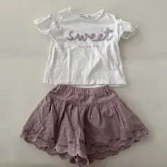 ノエルエイムべべ　Tシャツ　スカート　セット売り