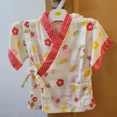 ベビー甚平セット 90cm 花柄