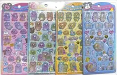 正規品　おぱんちゅうさぎ　んぽちゃむ　うるちゅるポップシール　セット　4種