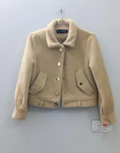美品　ショートコート　ベージュ