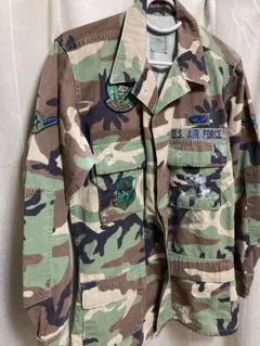 実物　BDU ウッドランドカモ迷彩ジャケット SL