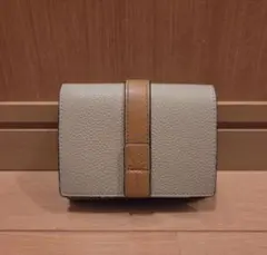 ロエベ アナグラム トライフォールド 三つ折り財布　レザー