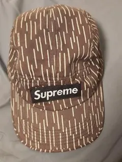 Supreme キャップ レインドロップカモ ブラウン