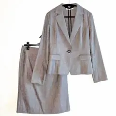 【期間限定、お値下げ中！】グレー スカート スーツ セットアップ 上下セット