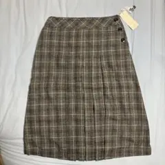 チェック柄スカート ウエスト64cm ヒップ91cm