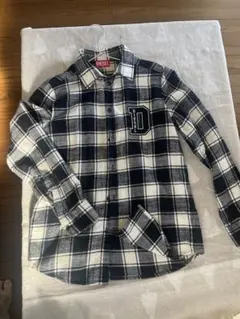 DIESEL チェック柄長袖ネルシャツ 12Y