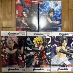 NARUTO ナルト疾風伝 Grandista 5体セット まとめ売り