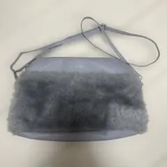 KBF グレー ショルダーバッグ