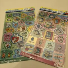 I'm Doraemon キラッとシール 2枚セット　ドラえもんシール