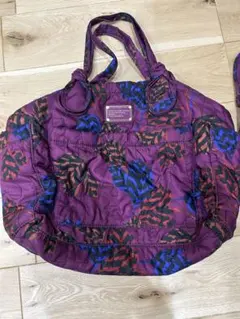 MARC BY MARC JACOBS マザーズバッグ キルティング パープル