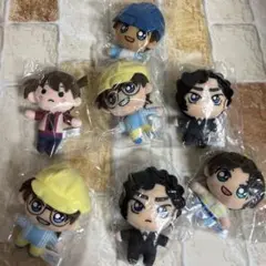 名探偵コナン セガラッキーくじ ぬいぐるみマスコット　7点セット