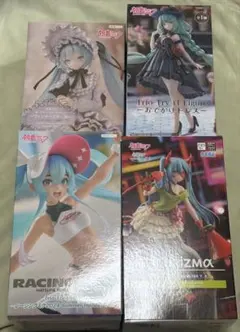 【新品未開封】 初音ミク プライズ フィギュア まとめ売り 4個 セット