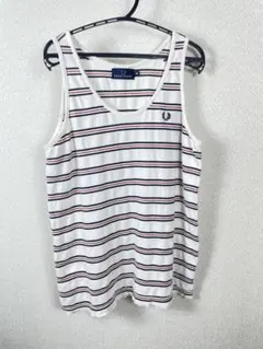 FRED PERRY フレッドペリー ノースリーブ ボーダー Mのサムネイル