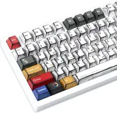 136キーコミックキーキャップ PBT昇華プロセス Cherryプロファイル