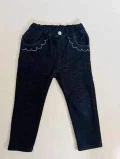 美品　Bebe ◆裏起毛パンツ　100