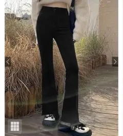 GRL ストレッチフレアパンツ [cu34]