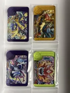 ポケモンフレンダ4枚セット サーフゴー ルカリオ ディアルガ オーガポン