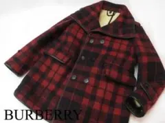 BURBERRY PRORSUM バーバリー ウール モヘア チェック コート