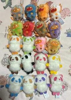 ぴよりーな ふわふわマスコット パンダ10色 シーサー10色 計20点セット！