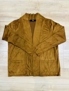 CAMBIO fake suede cardigan jacket キャメル Sのサムネイル