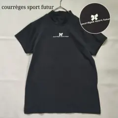 【クレージュ】モックネック半袖Tシャツ ワンポイント スポーツシャツ ストレッチのサムネイル