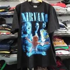 ニルヴァーナ 両面プリント バンドＴシャツ XL