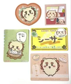 ちいかわ シーサー ステッカー4枚 カード1枚 5点まとめ売り 新品のサムネイル