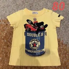 DOUBLE.B ミキハウス 半袖Tシャツ 80cm