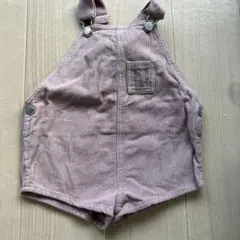 Jejeunosity ピンク コーデュロイ ショートオーバーオール　S