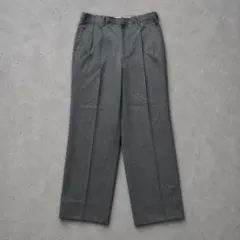 00's vintage イタリア製 スラックス ツータック風 ビジネス 古着のサムネイル
