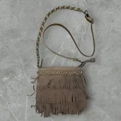 斜め掛けショルダーバッグ フリンジ グランジ ロック ウエスタン y2k 00s