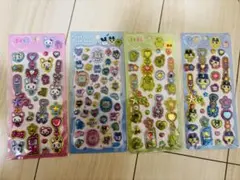 たまごっち　Tamagotchi プチドロ ぷくキラシール 4種セット