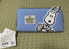 スヌーピー ニットダイカットワッペン長財布 新品