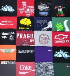 MPM148 US古着 企業ロゴ 半袖 Tシャツ 20枚 まとめ売り MIX