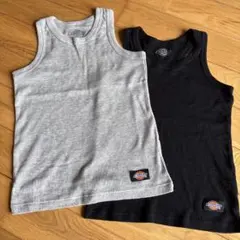 dickies タンクトップ 2枚セット グレー 140 ブラック130