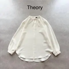 【1度着用のみ美品】 セオリー 近年モデル シャツ ブラウス バックファスナーのサムネイル