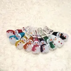 LED ライト スノーマン  9個 セット