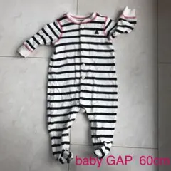 baby GAP 長袖ロンパース 60
