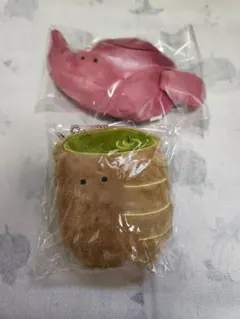 つぶらな瞳の甘味処(きゅうす)/つぶらな瞳のお寿司(ゆのみ)