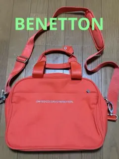 UNITED COLORS OF BENETTON 2way バッグ オレンジのサムネイル