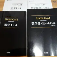 Focus Gold 数学Ⅰ＋Ａ／数学Ⅱ＋Ｂ＋ベクトル (フォーカスゴールド)