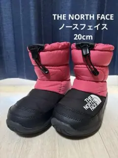 THE NORTH FACE 冬用ショートブーツ ピンク/ブラック20cm